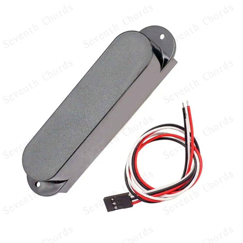 1 Pcs No Holes Closed Cover Single Coil Active Pickup for Electric Guitar