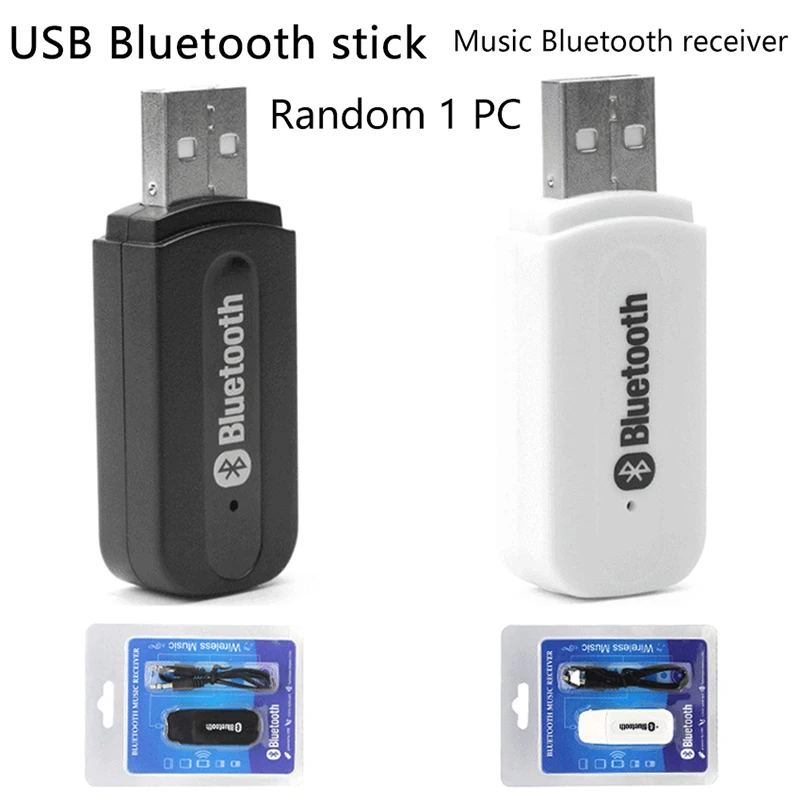Car USB Bluetooth Adapter 3.5mm Audio Tablet Phone Car Speaker Receiver Music Bluetooth Adapter Portable Wireless Audio Adapter. view 2