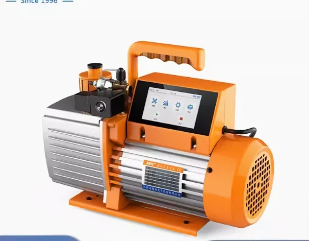 Elitech Vacuum Pump V7/9/12 CFM 2 Stage Intelligent Rotary Vane Vacuum Pump HVAC Touch Screen, Data Logging, Storage via App