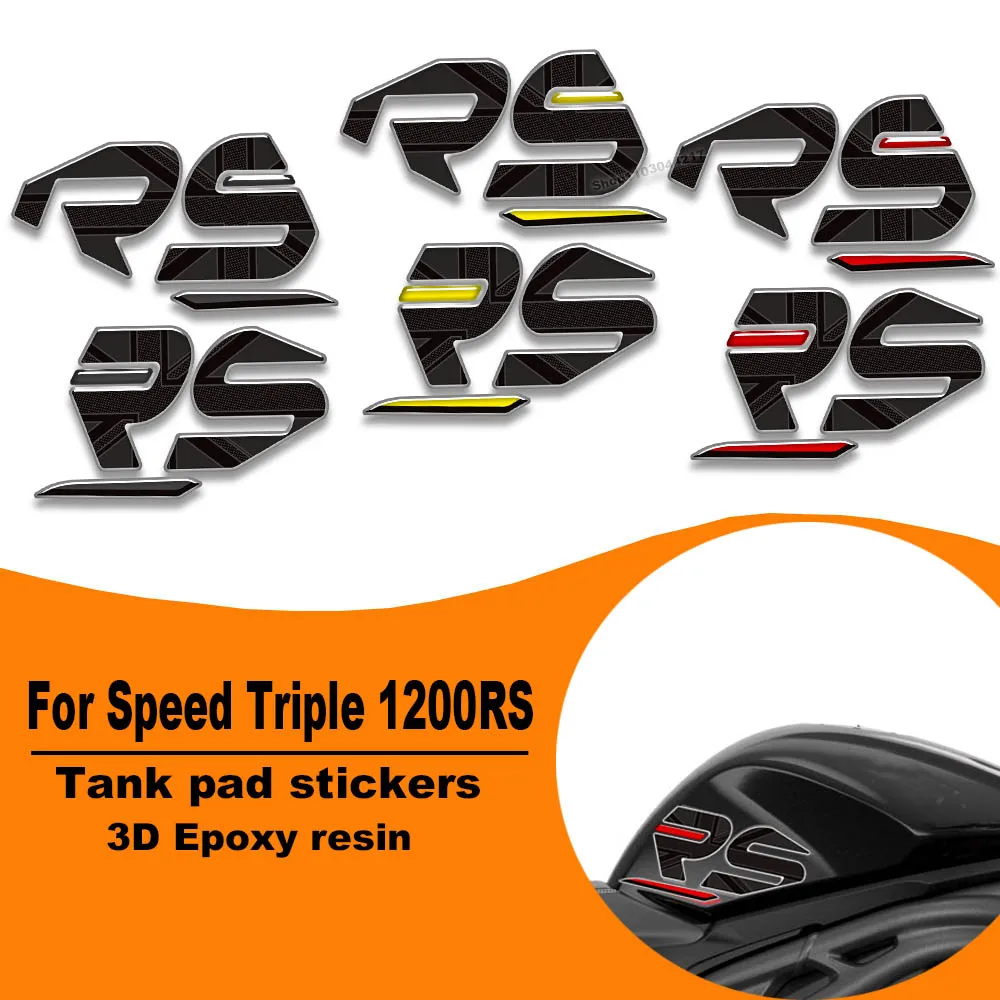 

For Triumph Speed Triple 1200rs 1200 RS 2021 2022 2023 Motorcycle Tank Pad Grips Protector Fuel Oil Kit Knee Stickers Decals