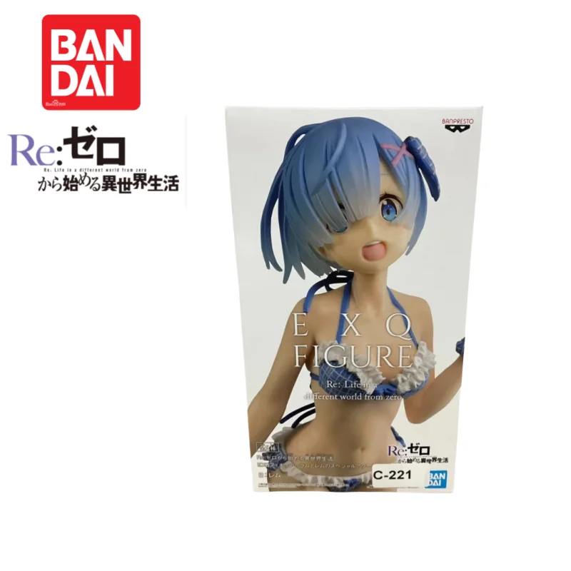 

Совершенно новая фигурка Bandai Banpresto Re Life In A Different World From Zero Rem, оригинальные украшения высотой около 25 см.