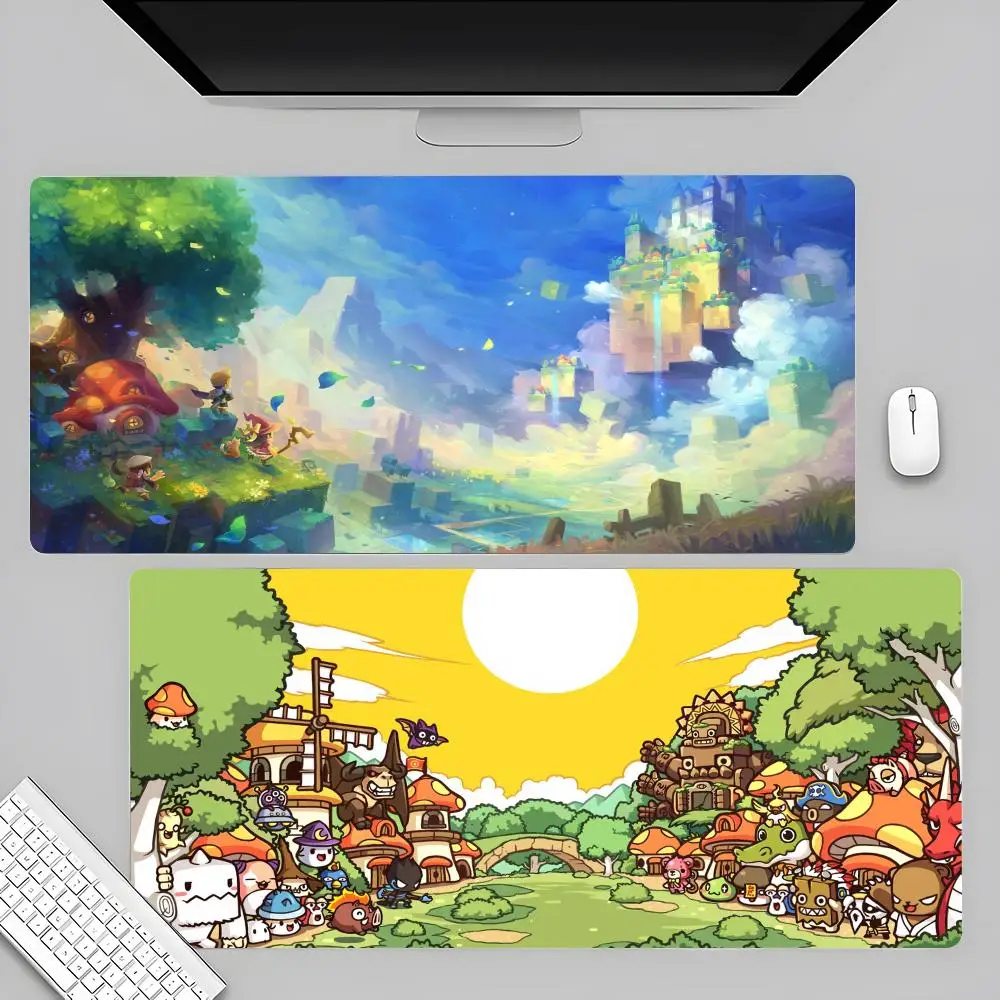 

Anime Maplestory Mouse Pad 80x40cm XL Lockedge Office Computer Desk Mat Table Keyboard Big Valorant Mouse Pad