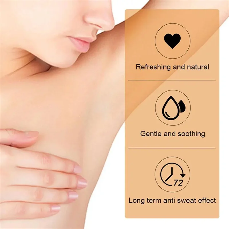 جديد مضاد للرائحة مزيل العرق للجسم الطبيعي تحت الإبط مزيل العرق عصا منعش تطبيق مضاد للتعرق كريم المحمولة هدايا صحية