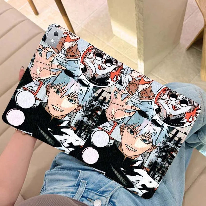

Manga J-Jujutsus K-Kaisens For Legion Xiaoxin Pad Y700 K10 M10 P11 K11 Pro Plus 10.6 11.5 Inch 2021 2023 2025 Tablet Case