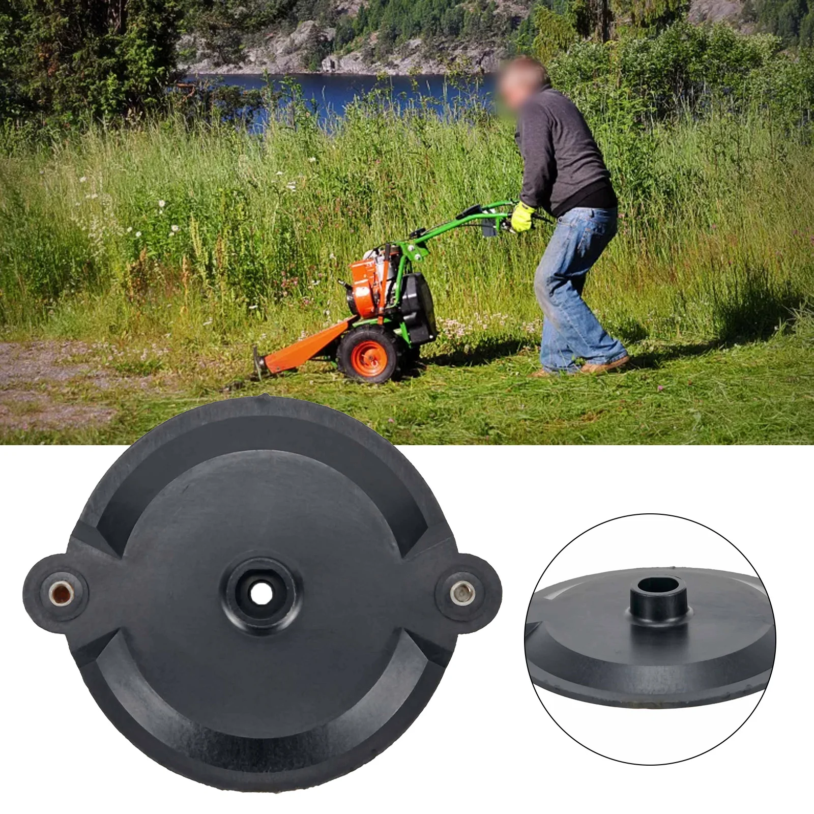 

Lawn Mower Accessory Cutter Tools Trimmer Head Mower Cutter Head Cutter Tools Spare Plastic 12x10cm Lawn Mower