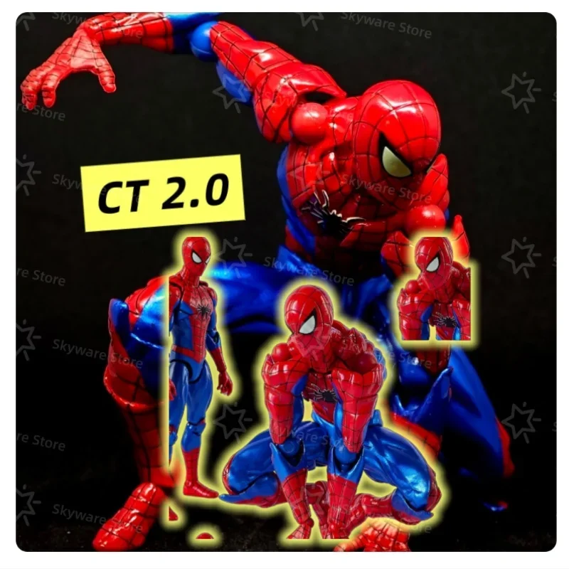 

NEW-HOT Ct Toys Spiderman 2.0 Figure Amazing Yamaguchi Spider-Man Agent Venom Mafex Anime Action Figure Customized Gifts Toys