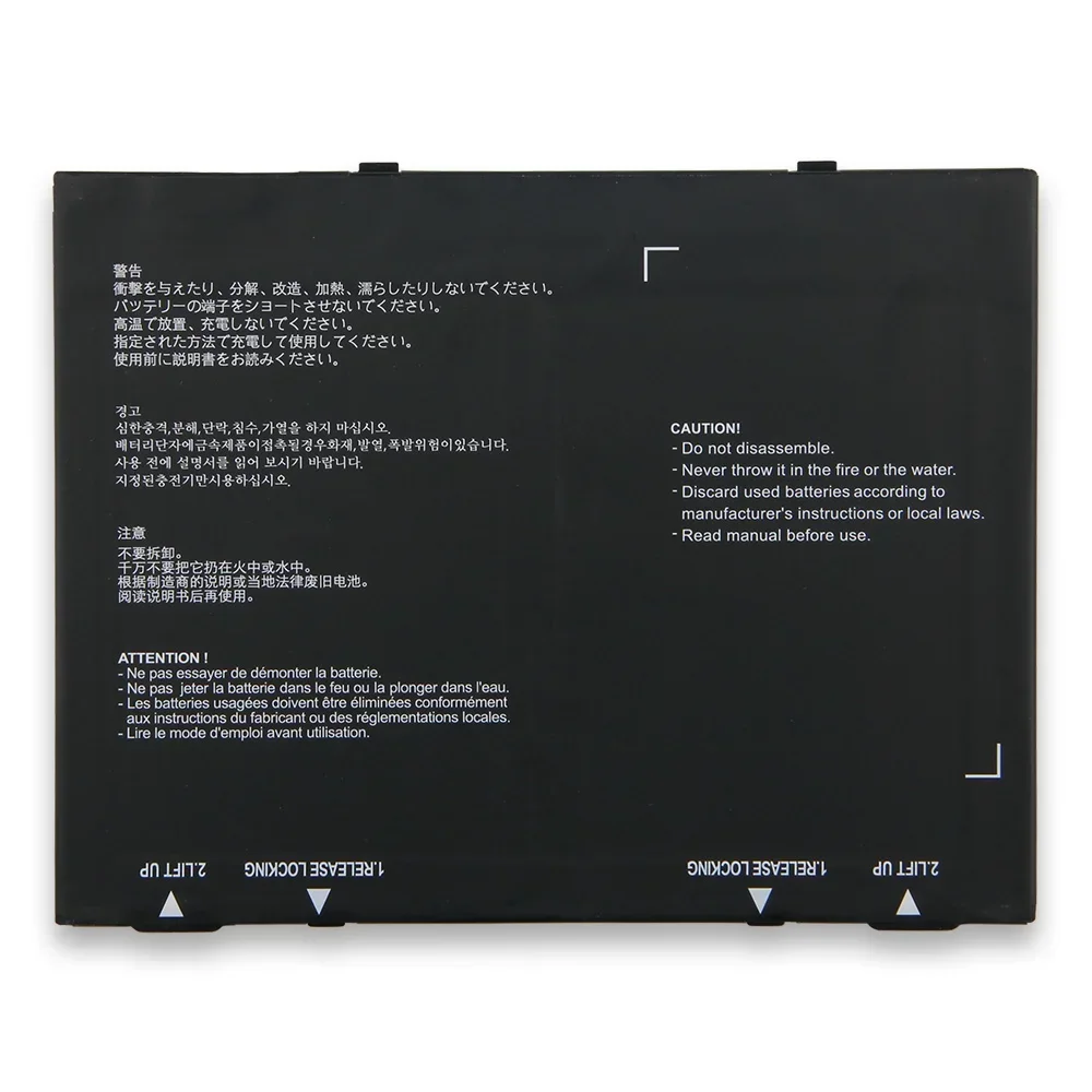 بطارية بديلة جديدة بقدرة 8700 مللي أمبير في الساعة AMME2415 للكمبيوتر اللوحي Zebra ET50 ET55 1ICP4/77/110-2