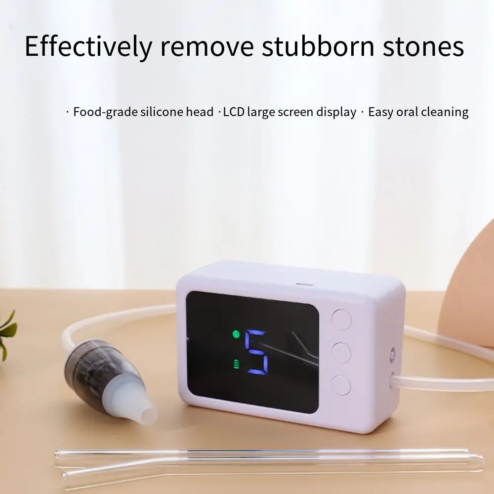 طقم إزالة فراغ حجر اللوزات الإلكترونية LCD شاشة ديجيتال العناية بالفم أداة إزالة حجر اللوزيل شفط قابل للتعديل #2