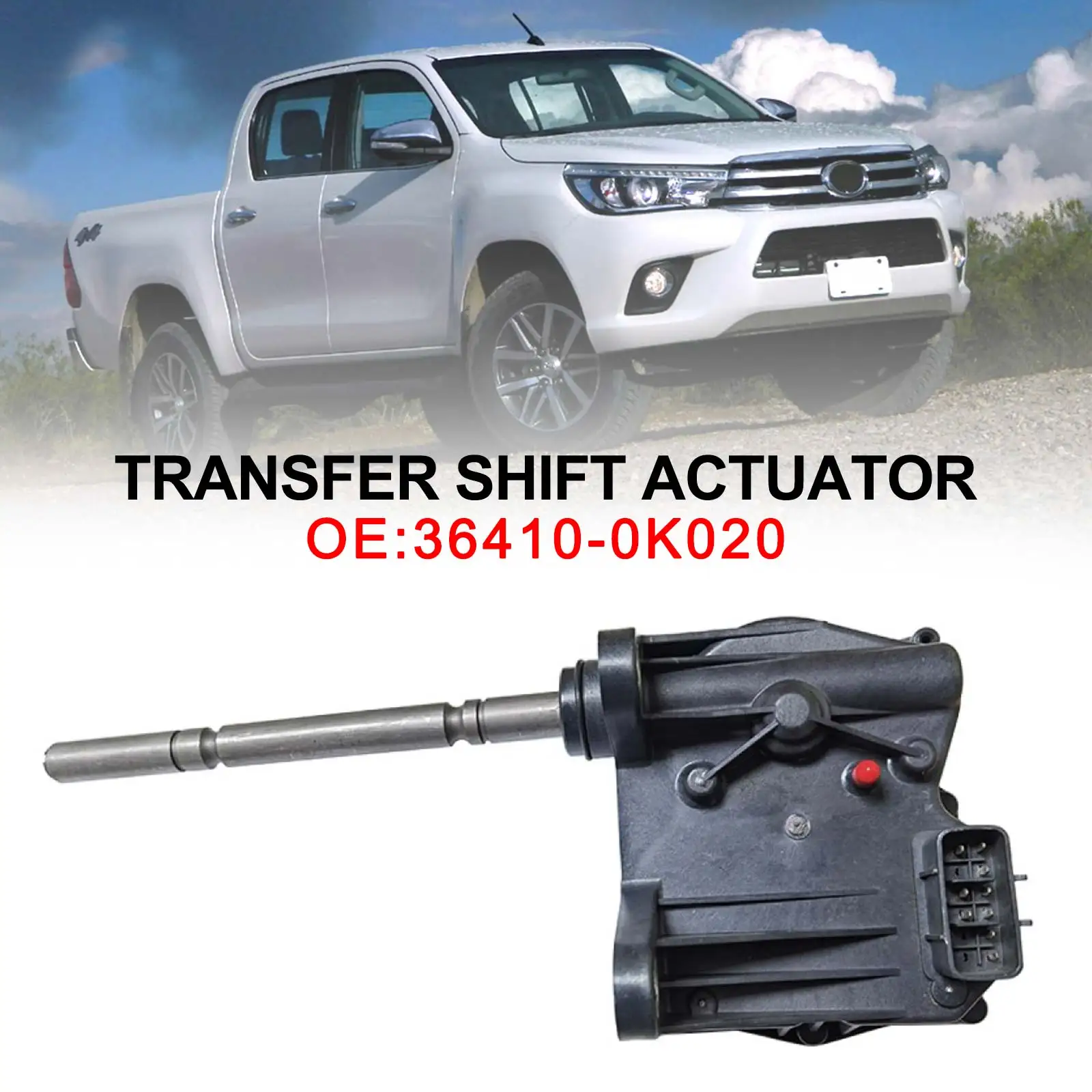 Artudatech Transfer Shift Actuator 36410-0K020 for Toyota Tacoma 2016-2020 4Runner 4WD