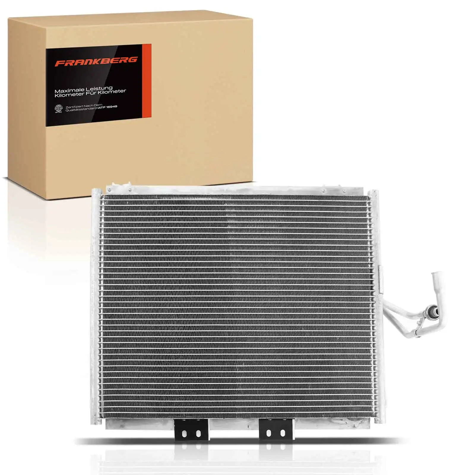 Frankberg 1x condensator airconditioner voor Jeep Wrangler II TJ 2.4L-4.0L 1996-2007 55036366AB 4826