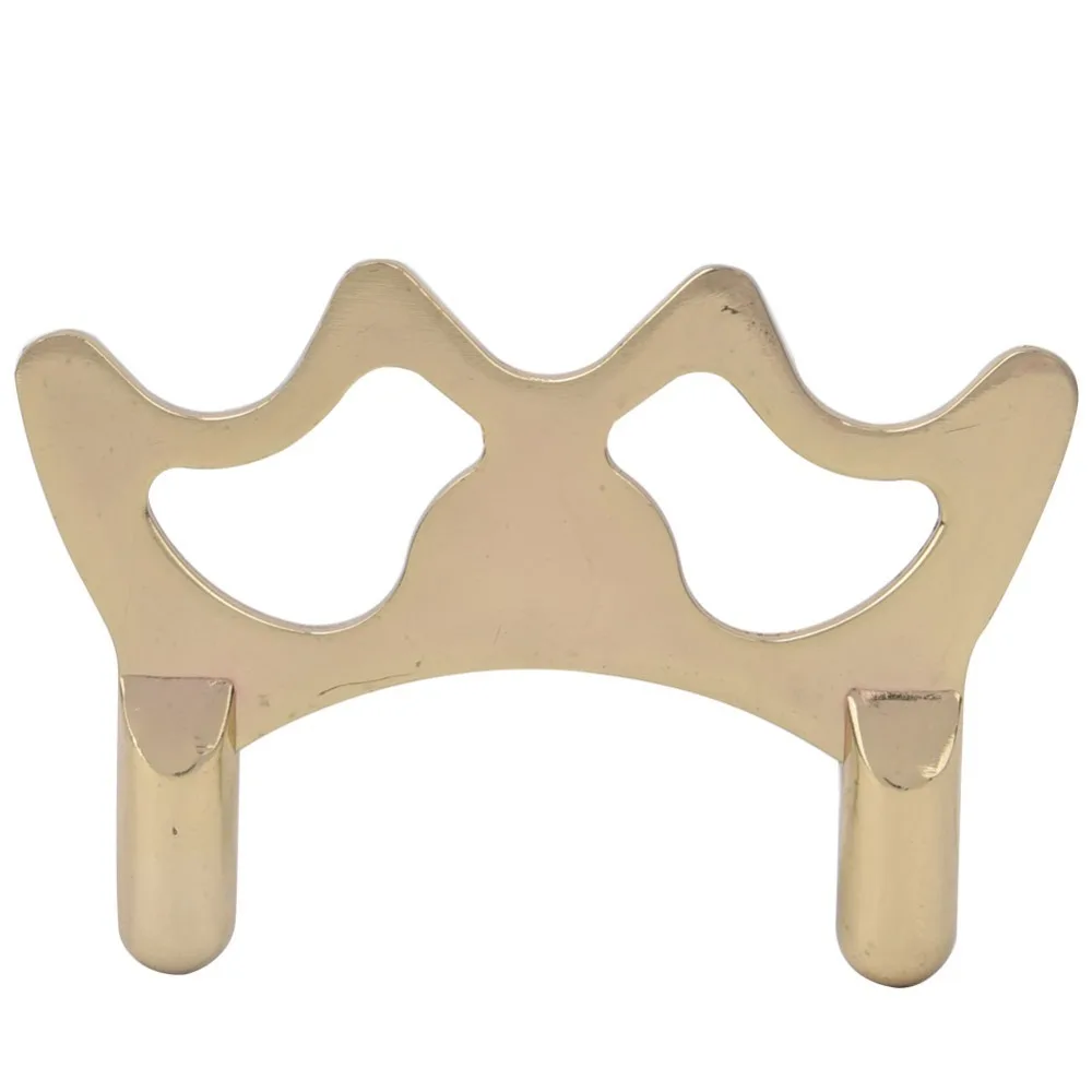 Metal Construction Billiards Bridge Head Screw-On Type Brass Coated Snooker Cue Rest Short Bridge High Bridge Pool Cue Bridge