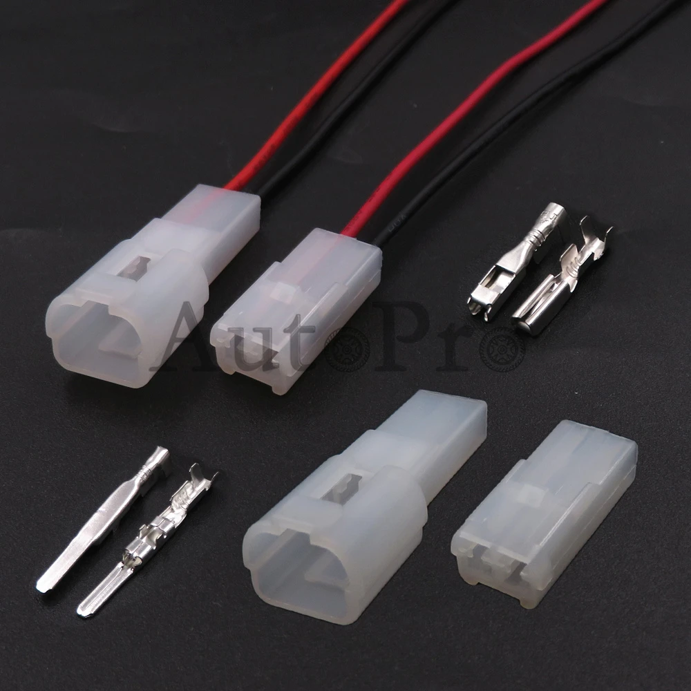 

1 Set 2 Hole 7123-1520 7122-1520 AC Assembly Male Female Docking Connector MG620074 Car Tweeter Audio Wire Cable Socket