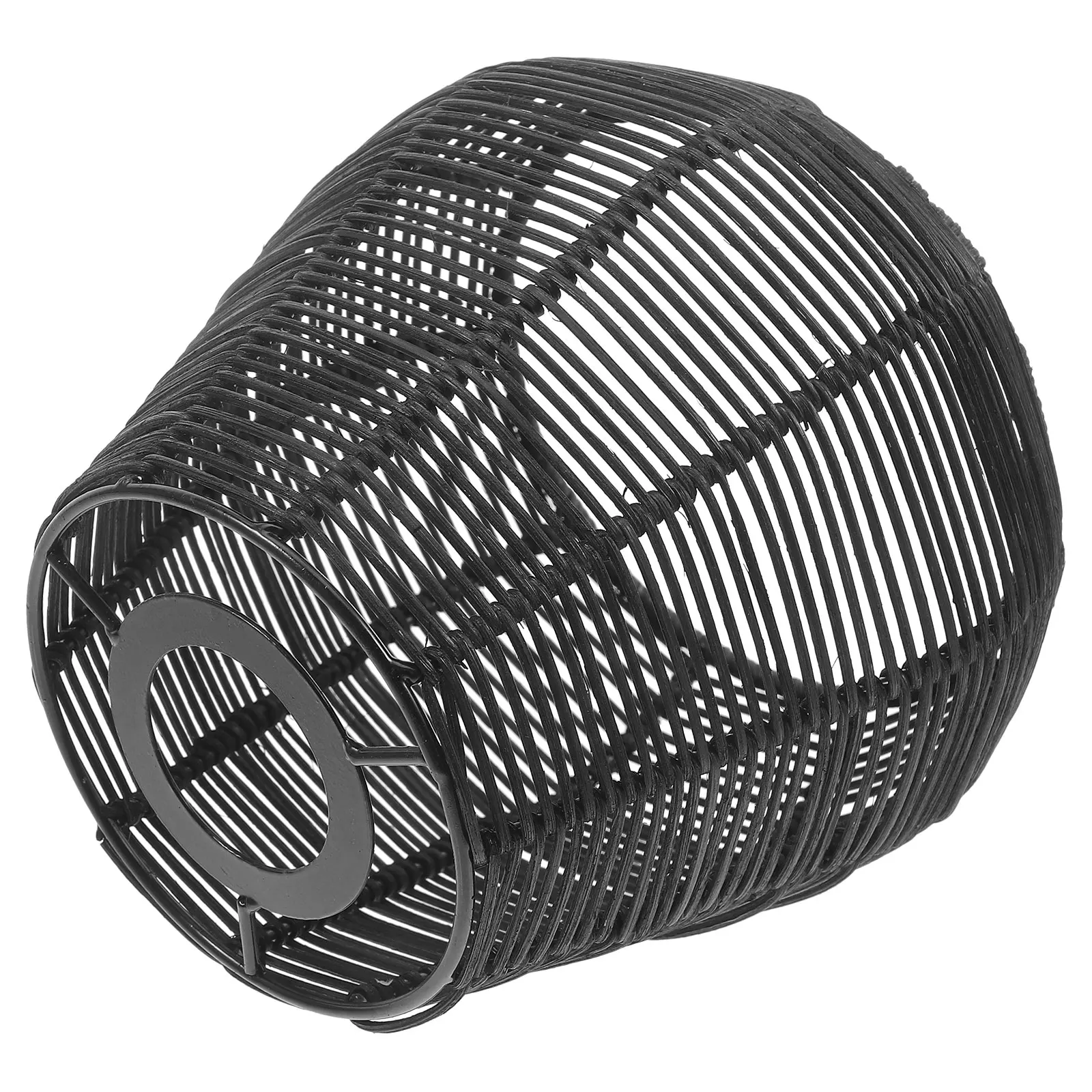 

1pcs Woven Lampshade Pendant Light Shade Replacement Imitation Rattan Ceiling Hanging Lamp Cover For Home Hotel Bar Decor