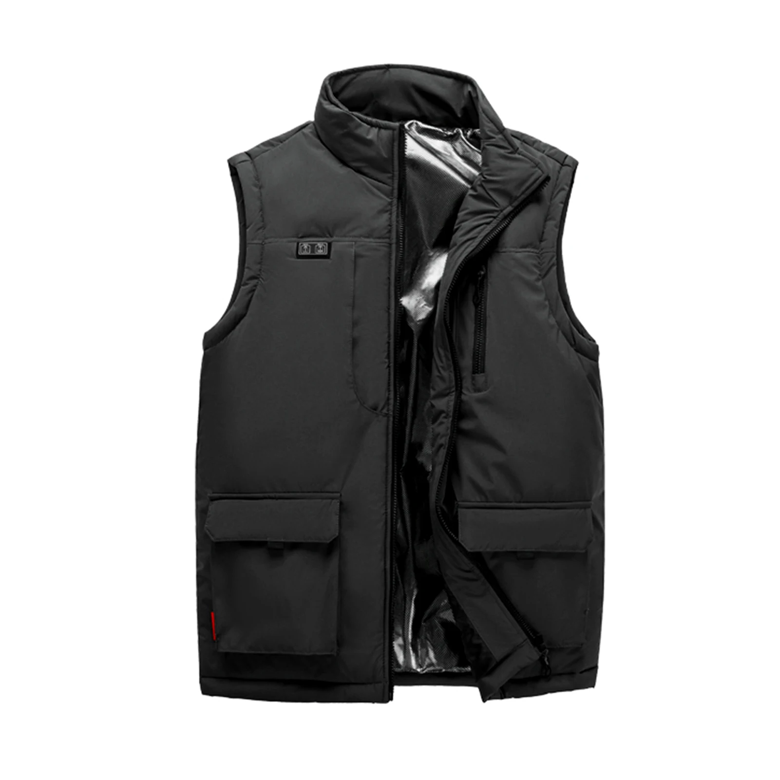 

Heated Vest for Men Winter Outdoor Intelligent Heating Vest Eleven-Zone Mens Heated Vest with Dual-Control 3-Gear Temperature Ad