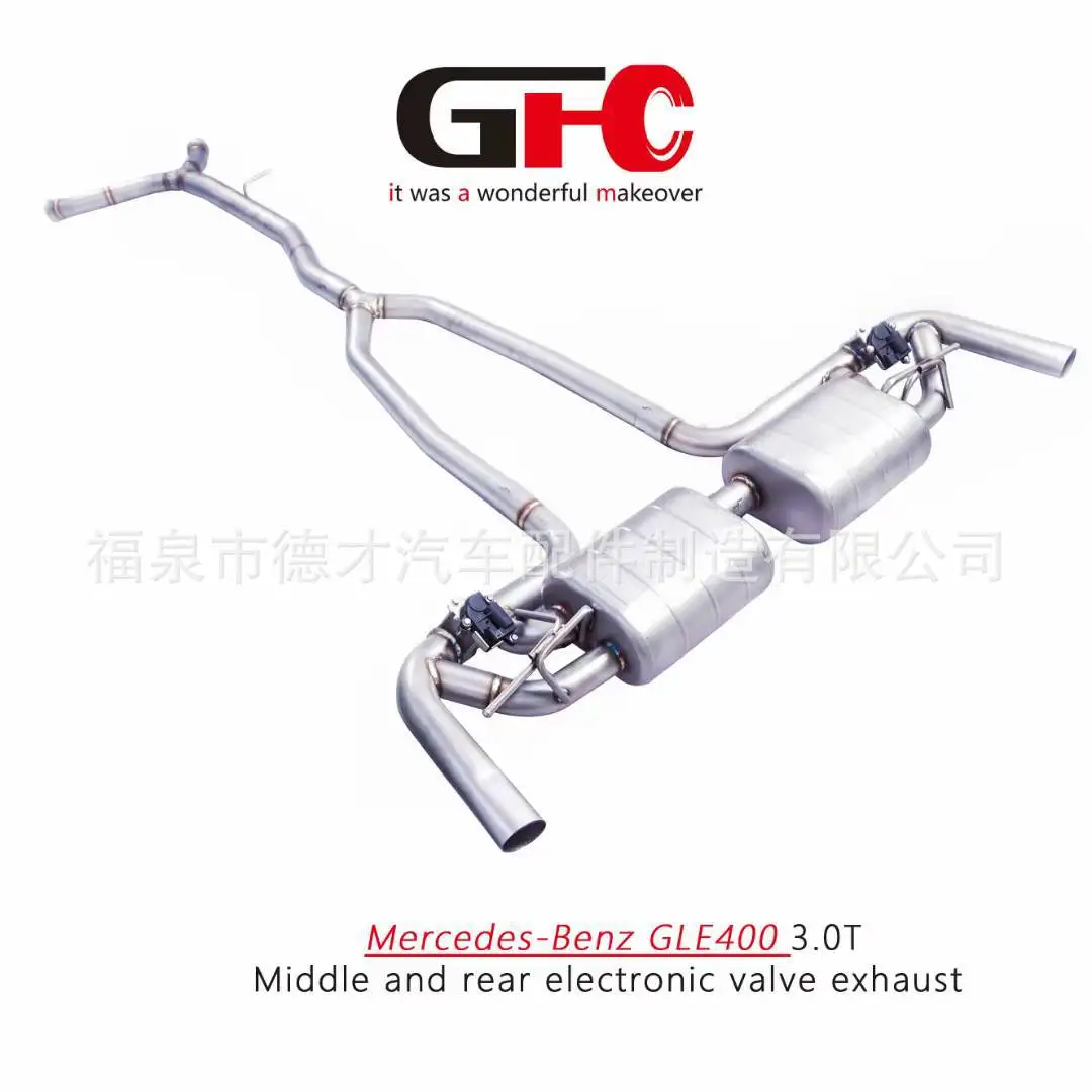 

Suitable for 16-19 Mercedes-Benz GLE320 GLE400 W166 3.0T changed to GFC brand exhaust pipe sound wave system