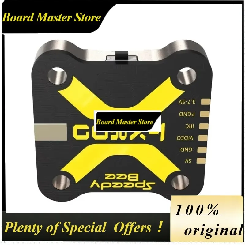 BoMs20X20mm SpeedyBee TX800 5.8G 48CH PitMode 25mW 200mW 400mW 800mW Adjustable Tramp FPV VTX Video Transmitter For Racing Drone