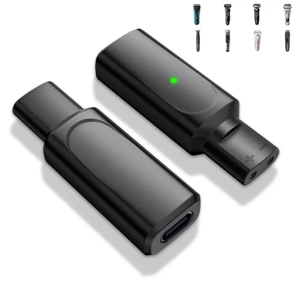 

Конвертер для электробритвы с дисплеем, 6 Вт, адаптер для бритвы Type-c для Braun Series 3/5/7/9 серии HC/BG Silk-epil 5/7/9