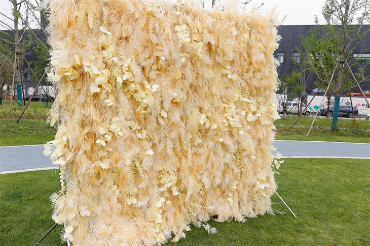 Wedding background flower wall, cloth back roll up wall, multi-functional flower wall, easy to save