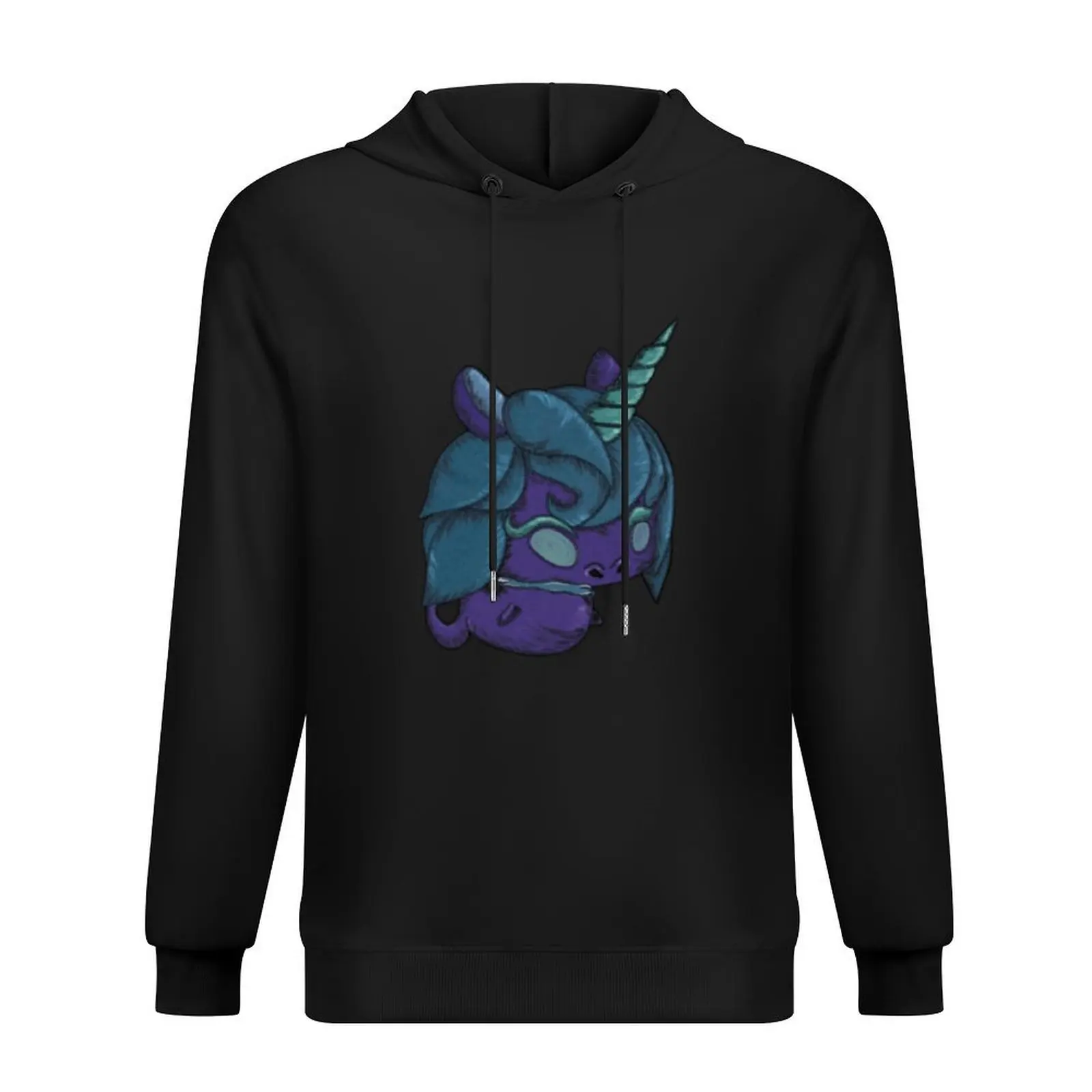

Cute Hand-Drawn Magical Spirit Unicorn Hoodie korean clothes men clothing men wear autumn jacket men graphic hoodie