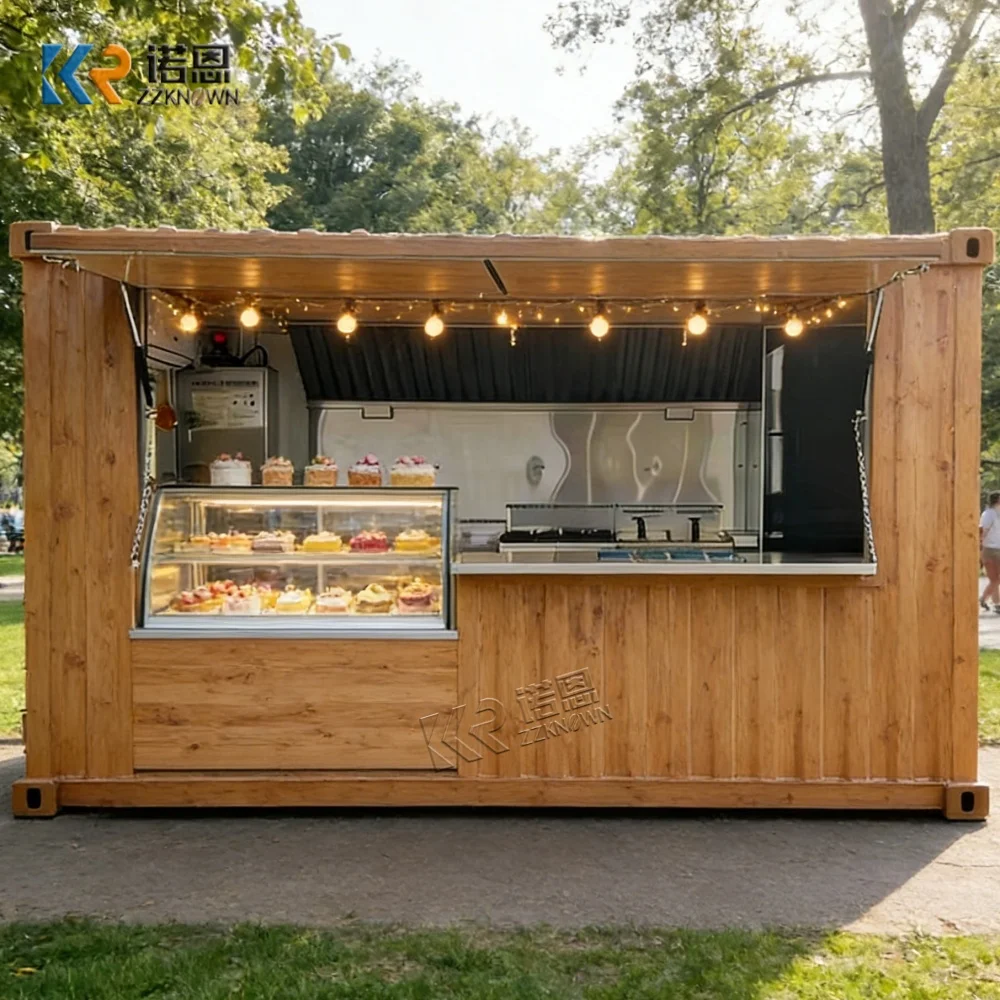

Customized Commercial 20ft 40ft Mobile Container Kitchen Prefabricated Restaurant Supermarket Cafe Bar Warehouse
