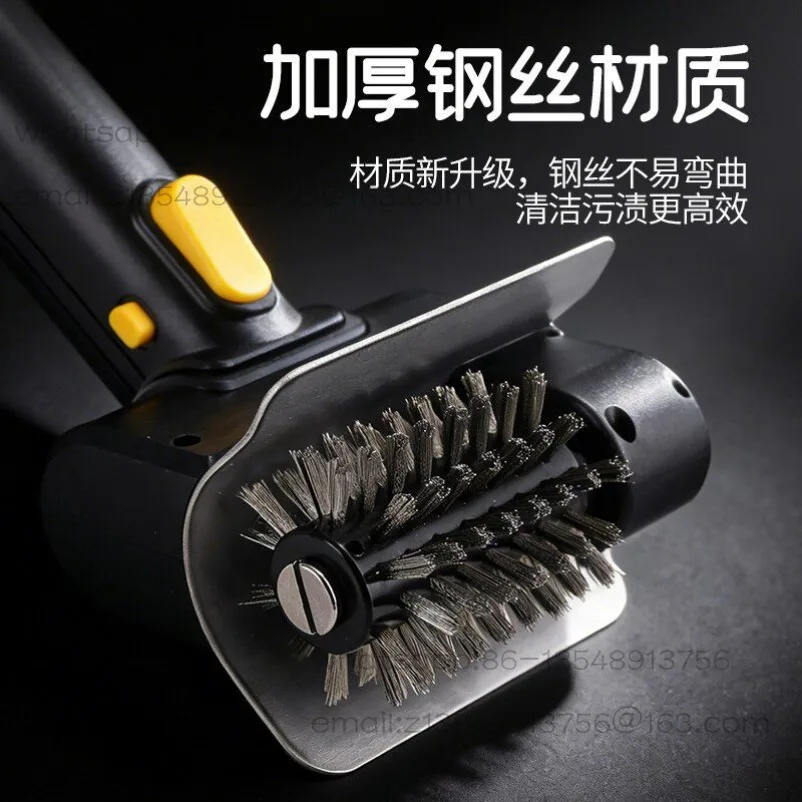 Handheld lithium battery electric barbecue brush BBQ grill cleaning tool brush multi-function electric barbecue brush