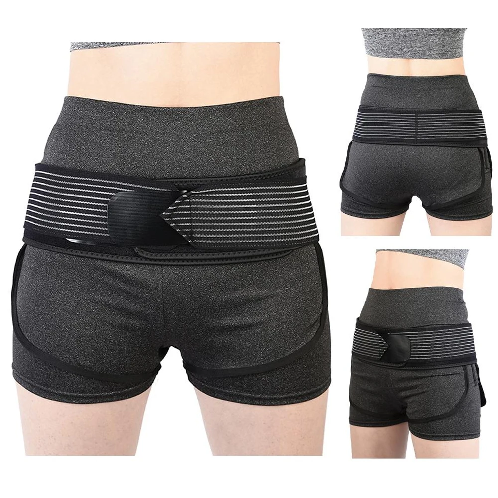 Sacroiliac Si Hip Belt - Immediate Relief for Sciatica, Pelvic, Lower Back, Lumbar and Leg Pain. Si Joint Support for Women Men