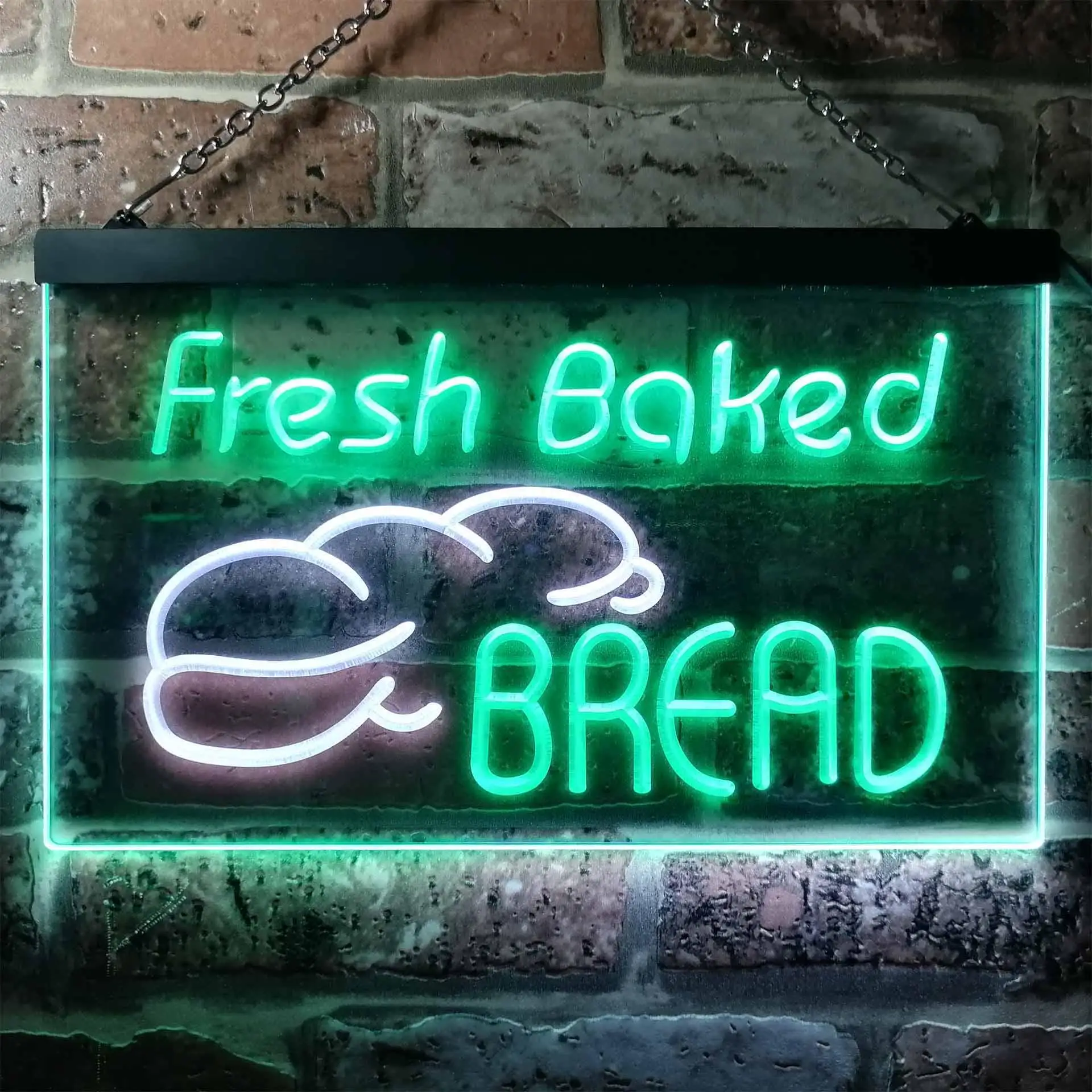 

Fresh Baked Bread Dual Color Led Neon Sign st6-i0512