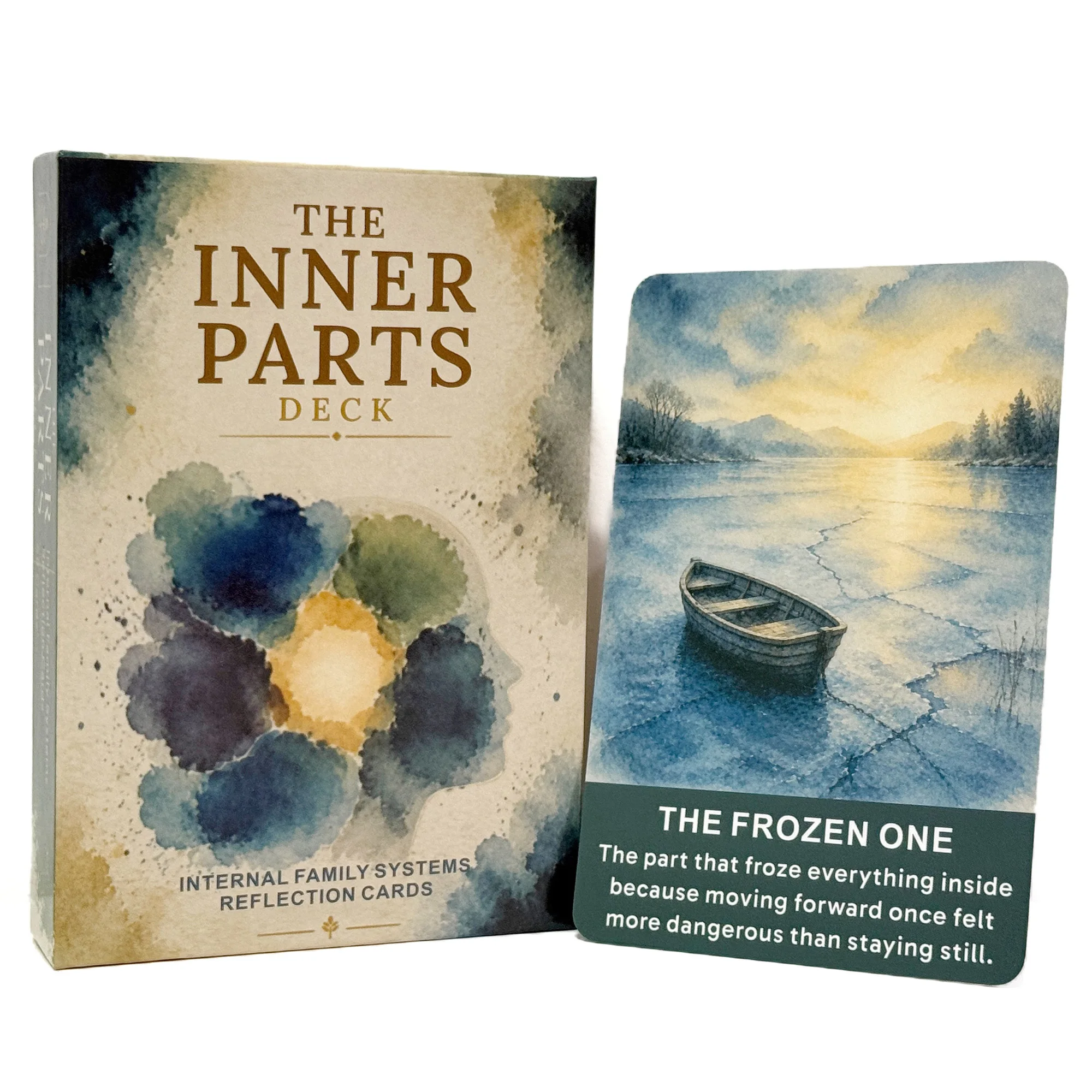 The Inner Parts Deck, IFS Internal Family Systems Cards, Self-Exploration, Reflection Oracle Cards, 48 Cards, IFS Cards, 12*8cm