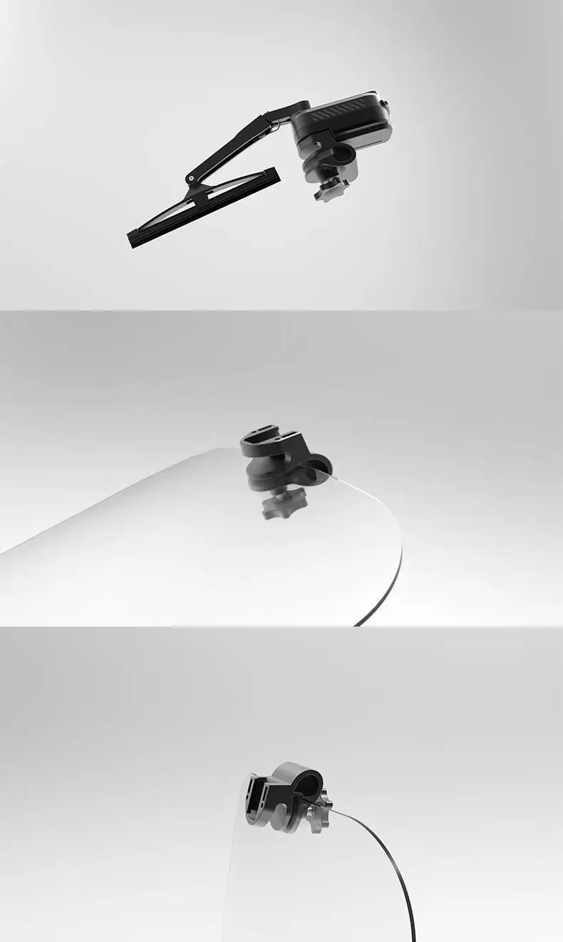 Motorcycle Windshield Wiper Electric Vehicle Front Windshield Wiper Wind Cover Tricycle Canopy Wiper