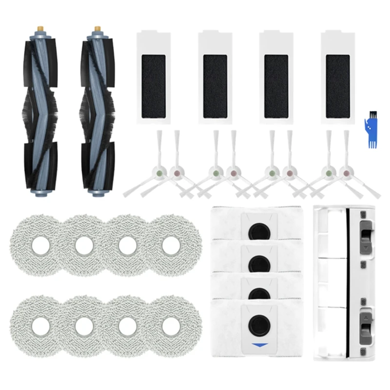 Reemplazo del cepillo lateral principal, piezas de repuesto para Robot aspirador Ecovacs Deebot T20 Pro / Max Plus, T20 Max