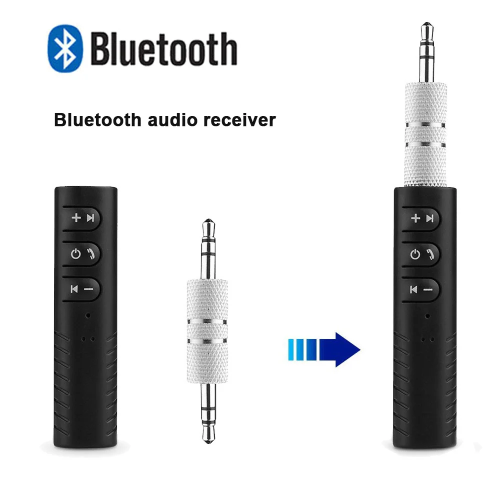 Bluetooth 5.0 Wireless audio Receiver Adapter 3.5mm Jack For Car Music Audio Aux Headphone Reciever Handsfree