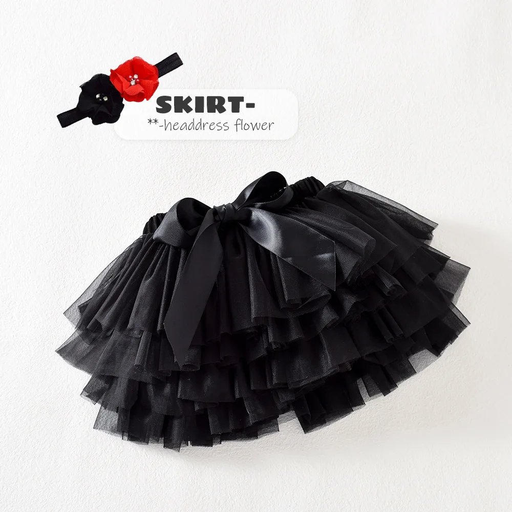 Falda de tutú para niñas, bombachos para bebés, cubierta de pañales para recién nacidos, Mini Pettiskirt de baile, falda de tul arcoíris, vestido de gasa de princesa para niños