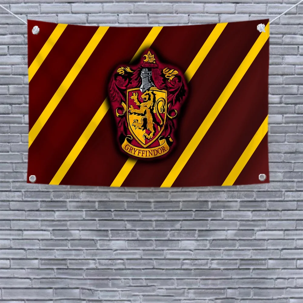 Gryffindor Cute Room Decor Wall Decoration Penetration Advertising Custom Flag to Hang Home & Garden Flaga Outdoor Decorations