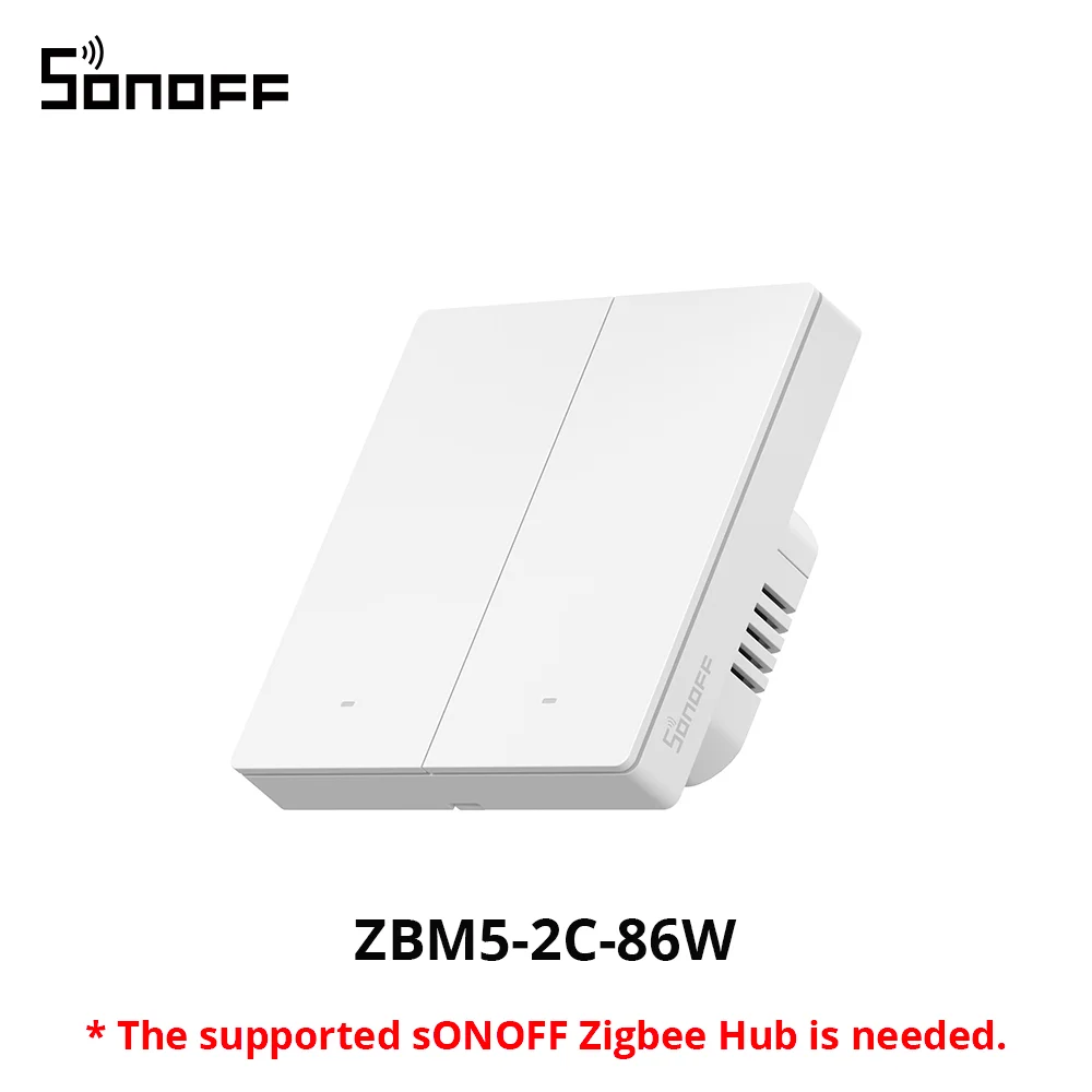 SONOFF ZBM5 80/86 Type Zigbee slimme wandschakelaar ondersteunt geen neutrale en neutrale draad los te maken relaismodus Werkt met Home Assistant