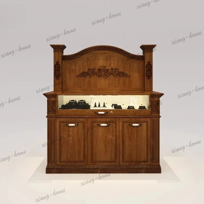 YJ Medieval Sleek Jewelry Cabinet Vintage ConvenienceDisplay Jewelry Cabinet Drawer Living Room Furniture Schmuckschrank XYZBG50