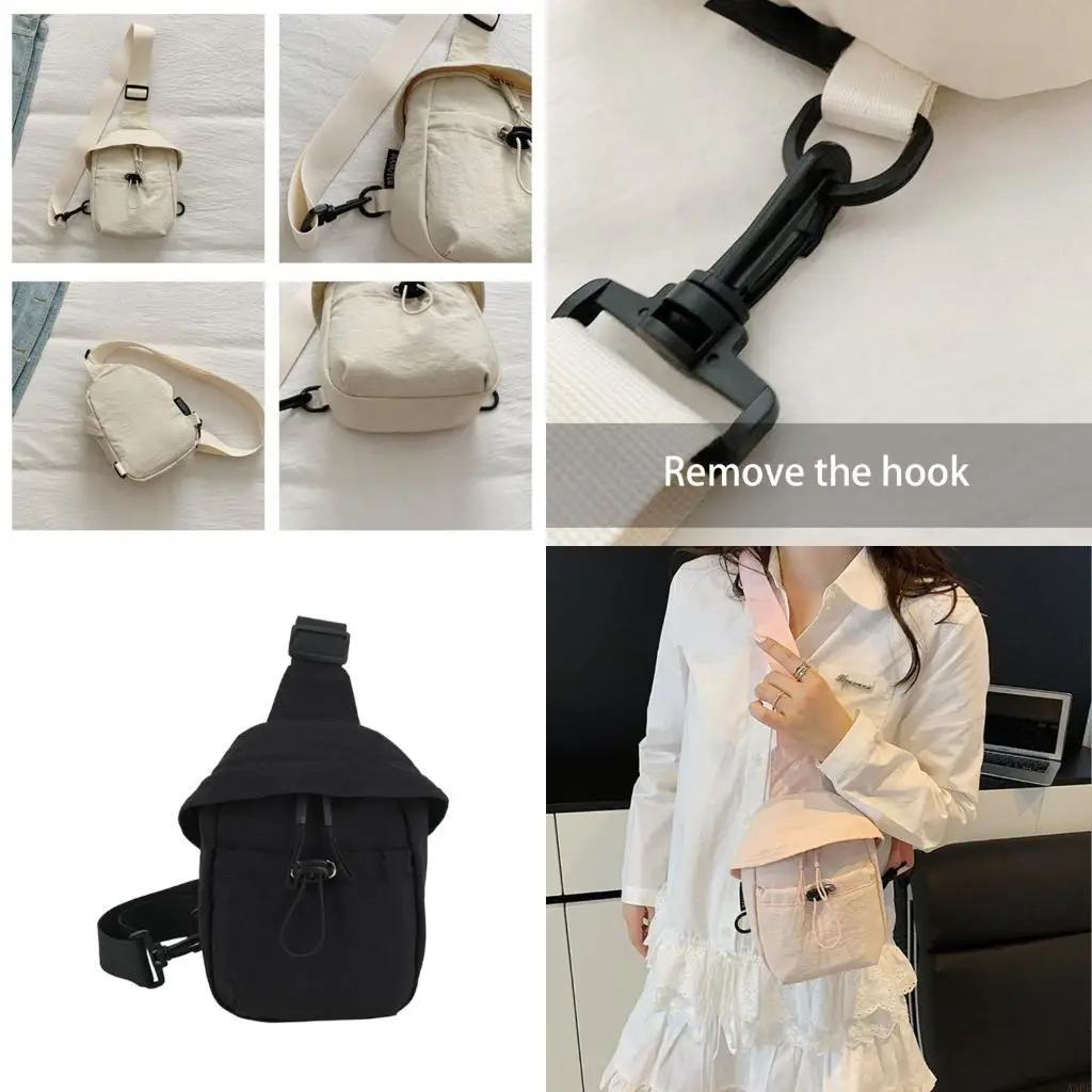 

Casual Shoulder Bag With Multiple Pockets Adjustable Strap For Daily Use
