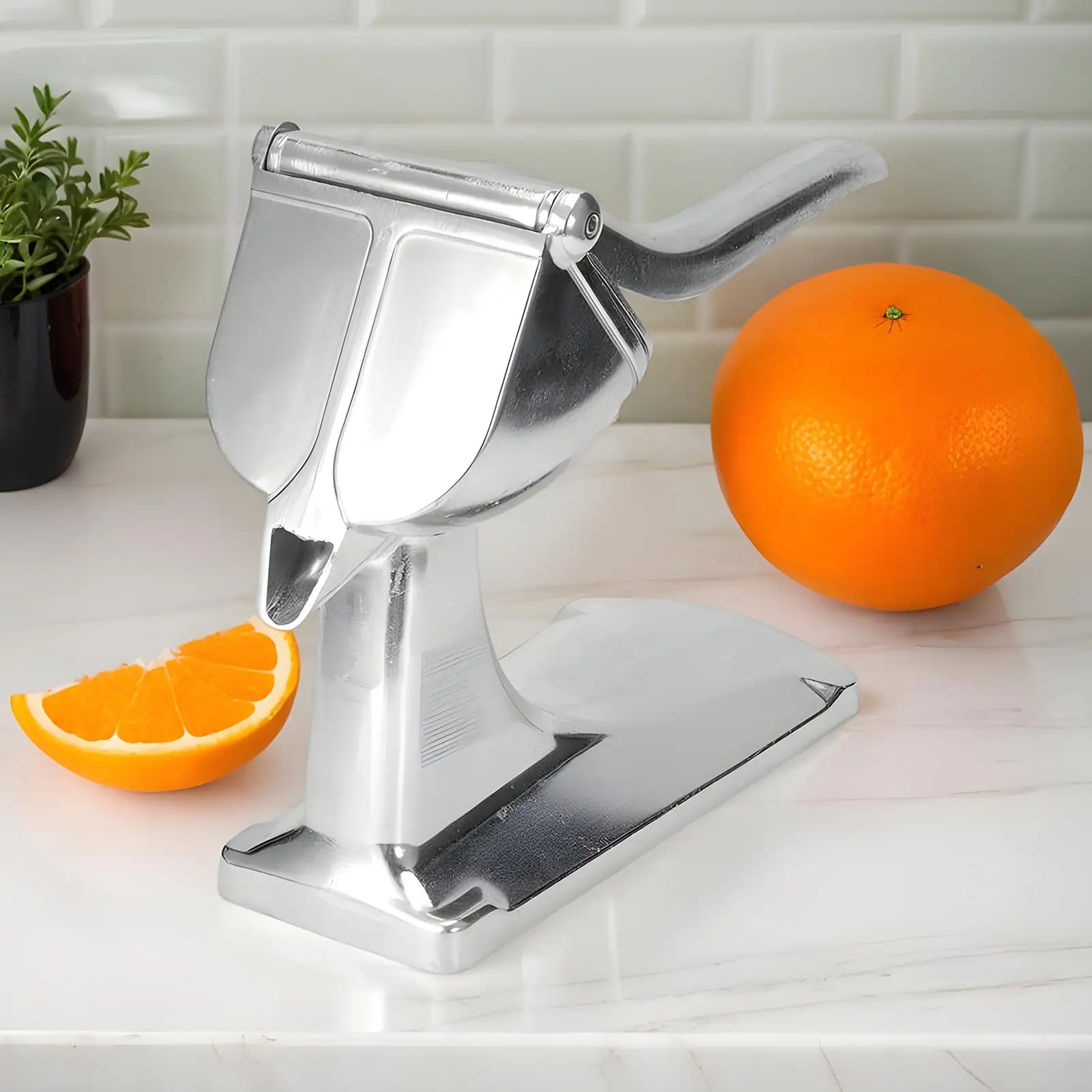 

Lemon Juicer Squeezer Manual Fruit Press Extractor Non-Slip Citrus Juicer for Kitchen Commercial Home Camping Citrus Lemon