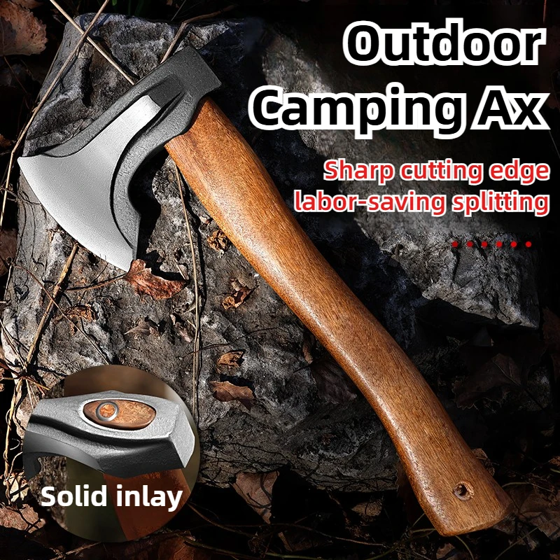 Outdoors Hand Axe Tactical Survival Ax Professional Hatchet for Firewood Multifunctional Axe for Cutting Wood Camping Supplies