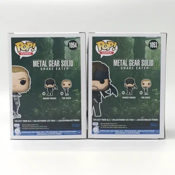 合金裝備系列 Funko Pop 可動人偶 The Boss Naked Snake 乙烯基人偶 遊戲收藏裝飾 限量版模型玩具 12 最佳銷售 金屬齒輪可動人偶 - №6