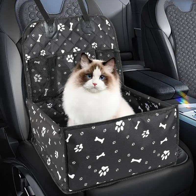 Travel Dog Car Seat Cover Wax Waterproof Pet Dog Carriers Bag Cat Transport Hammock Dog Car Seat Basket for Small Medium Dogs images - 6