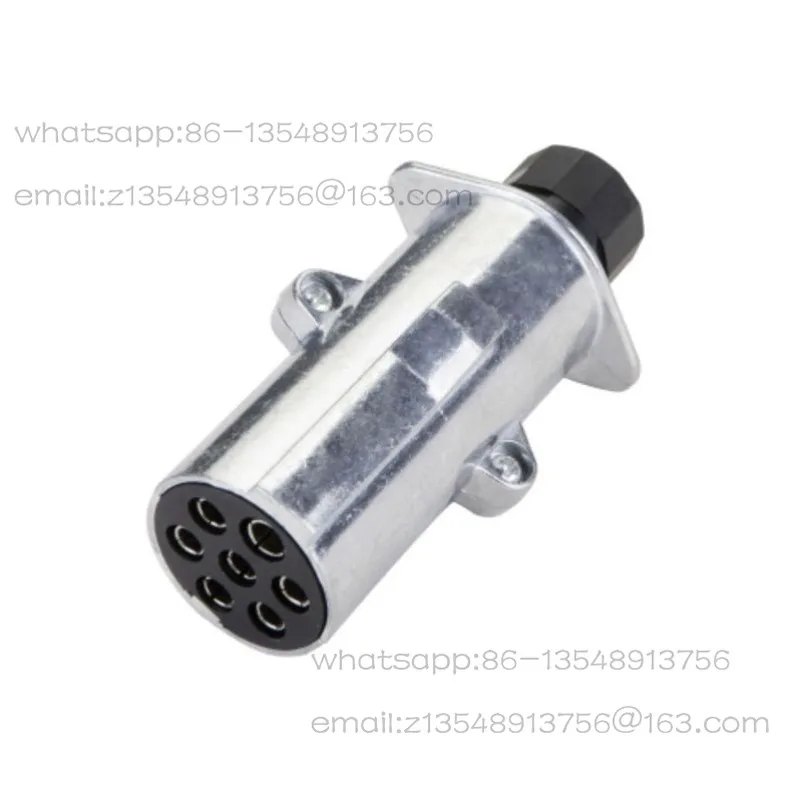 Euro 7-core power supply, signal transmission, trailer plug, socket connector, car modification, RV accessories, original gasket