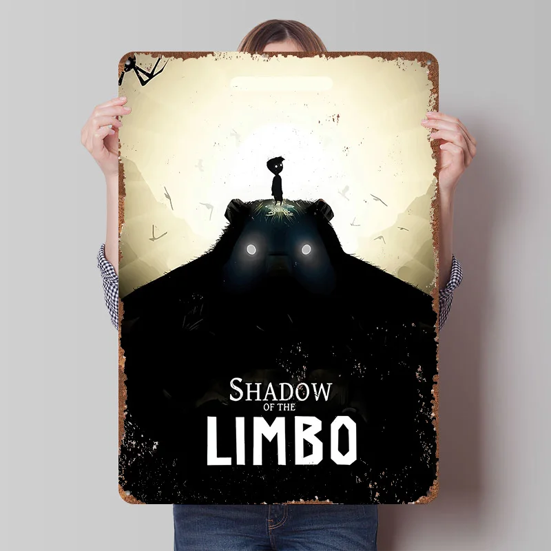 

Металлический постер «Тень Лимбо»: винтажный ретро-декор для дома и интерьера, настенное искусство, металлические вывески для украшения комнаты