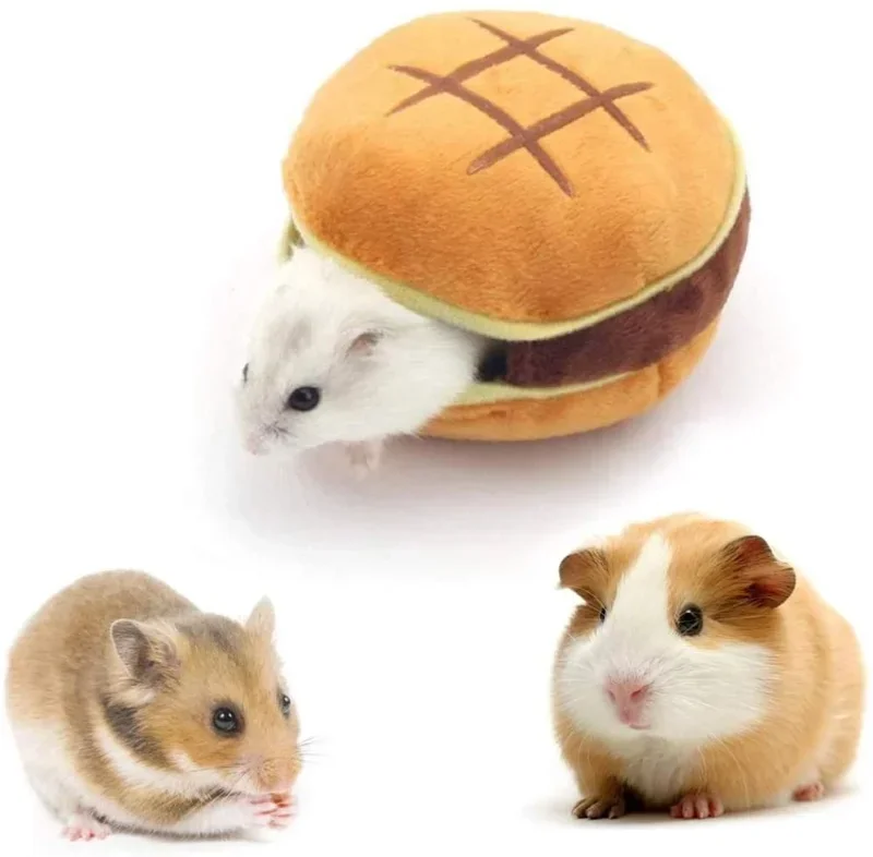 

Hamster Soft Warm Bed Rat Hammock Pig Squirrel Winter Pet Toy Hamster Cage House Hanging Nest+Mat House Bed Animal Mice Rat Nest