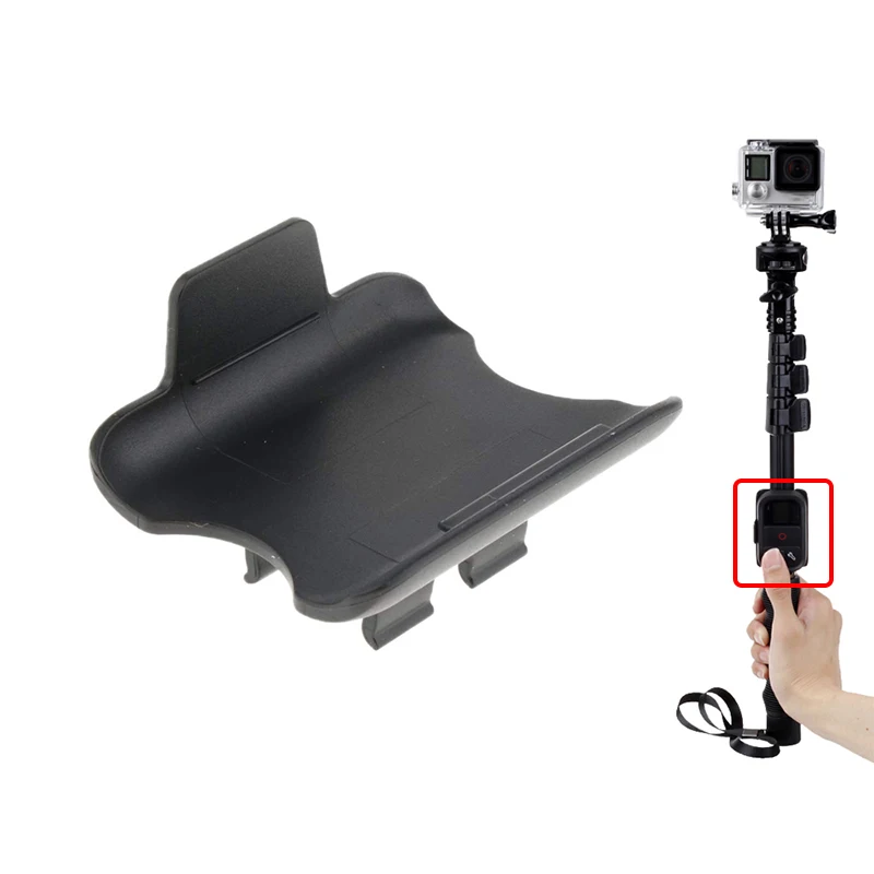 Plastic WiFi Remote Clip Holder Lock Mount for GoPro Hero 7 6 5 4 Session Monopod Pole Stick Go Pro Camera Accessory