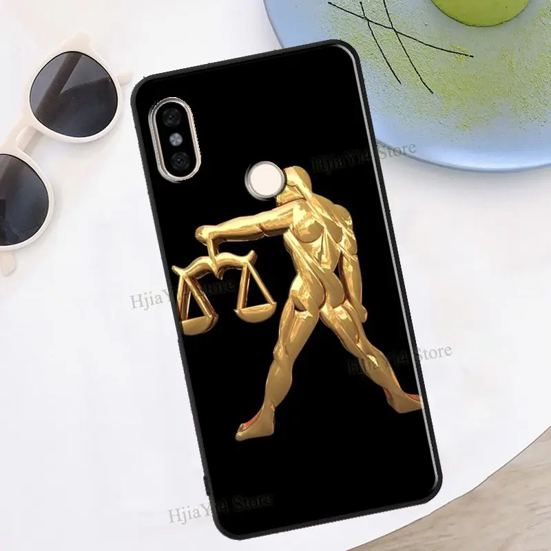 Zodiac Libra Balance For Redmi Note 11 Pro Phone Case For Redmi Note 10 Pro 7 8 9 Pro 10S 9S Redmi 10 9A 9T 9C