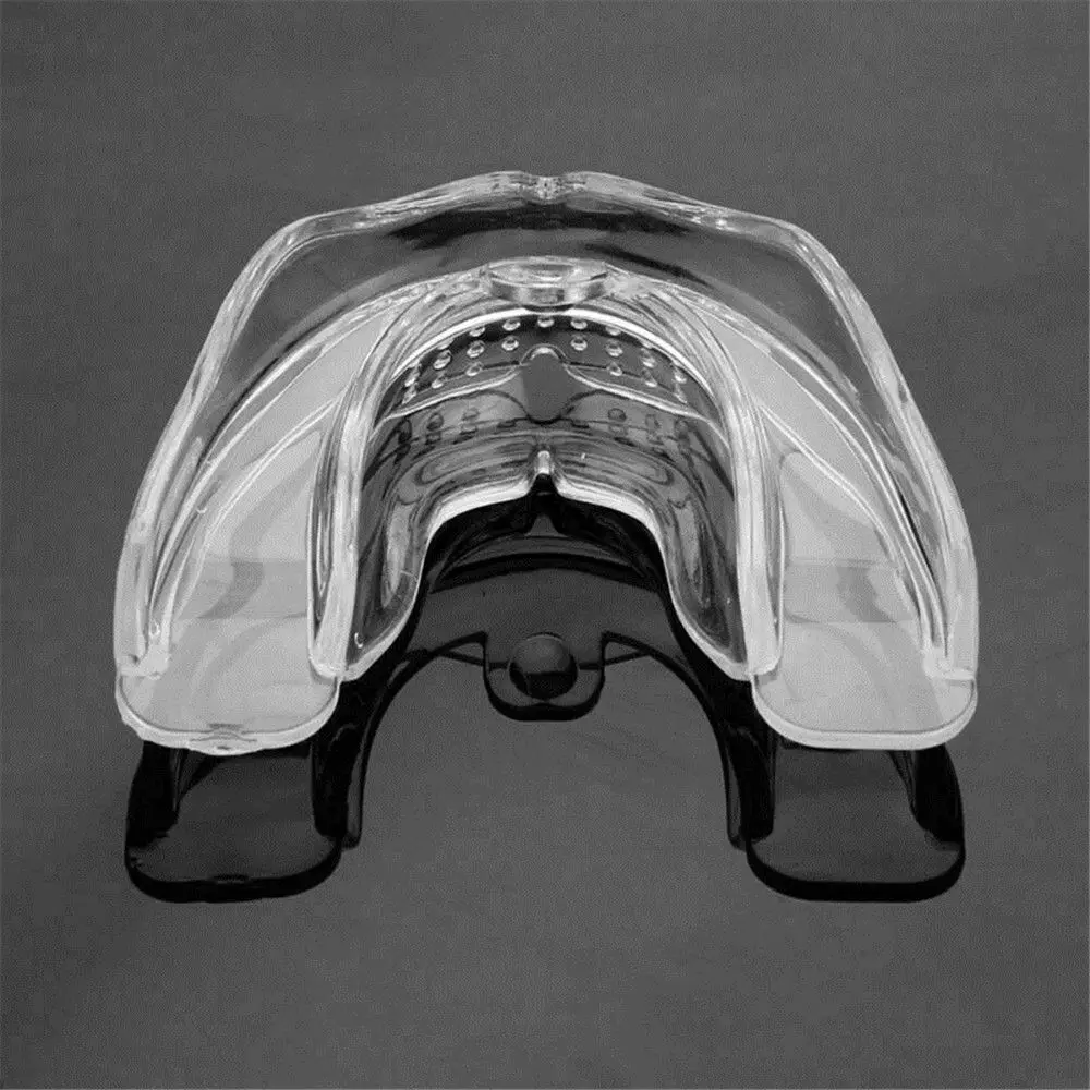 Hot Anti Bruxism Silicone Mouth Guard Teeth Retainer Orthodontic Braces Dental Alignment Straightener