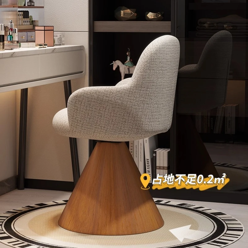 /Modern Luxurious High-end Bedroom Makeup Chairs Creative Comfort Backrest Home Furniture FYMC Nordic Cream Style Dressing Stool