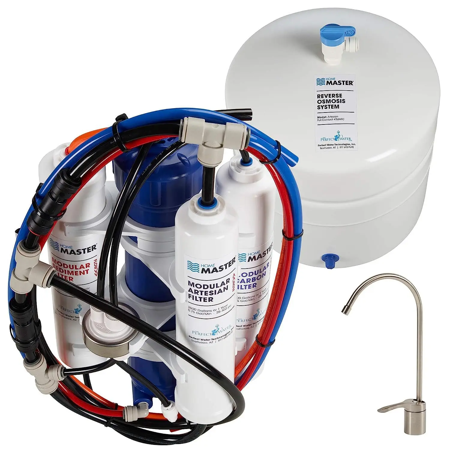 

TMAFC Artesian Full Contact Reverse Osmosis System, 7-stages, Patented 2-Pass Alkaline Remineralization