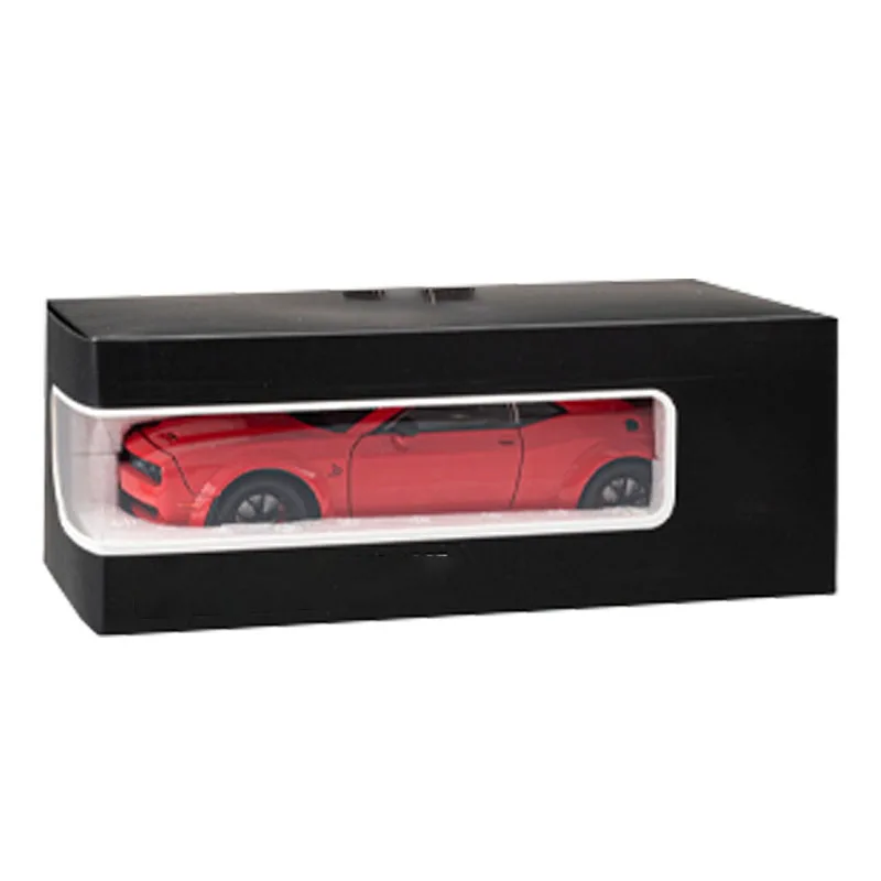 Modelo de coche de aleación de Dodge Charger SRT Hellcat para niños, fundido a presión juguete de coche, regalo coleccionable, decoración de coche en miniatura, 1:24