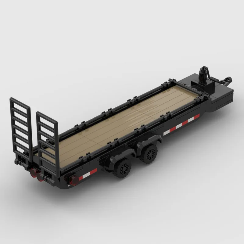 

MOC-180760 New Urban Large Flatbed Trailer Building Block Model 178 Parts Boys Children Birthday Building Block Toy Gift